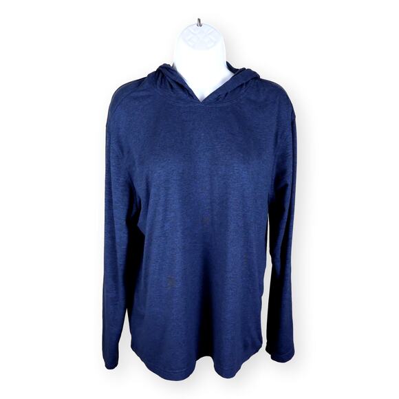 Leg3nd Inspire Blue Knit Athletic Hoodie L - Picture 1 of 5